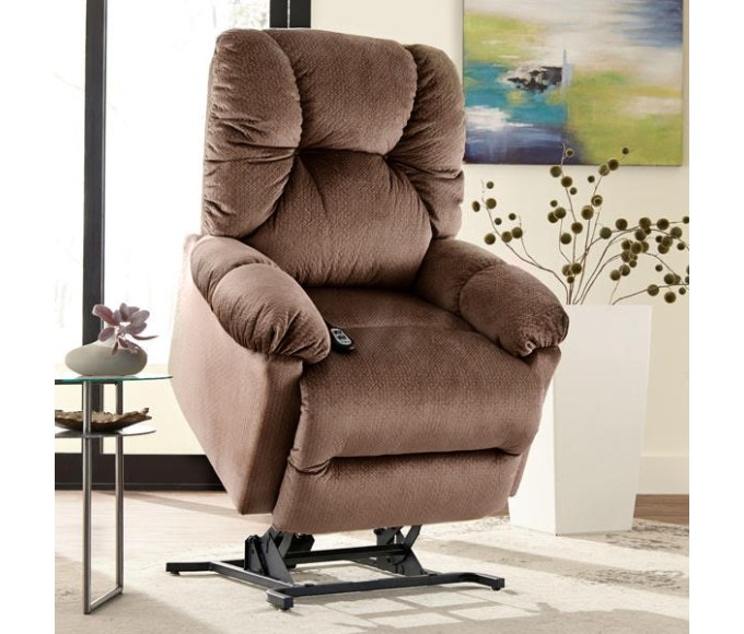 Romulus Power Lift Chair Chocolate